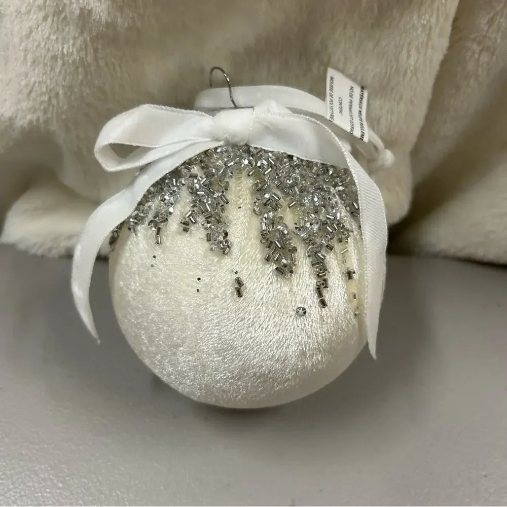 LoveShackFancy x Pottery Barn Round Ornaments Christmas Tree Holiday Set of 6